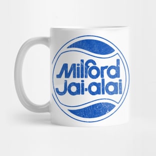 Milford Jai-Alai -- Retro 1970s Aesthetic Mug